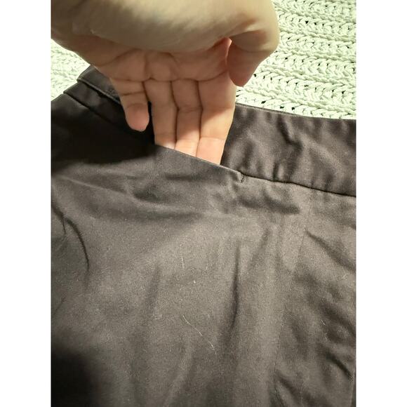Worthington Modern Fit Dress Pants Cropped Capri Womens 14 Petite Taupe Brown - Picture 8 of 9